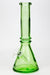 10" colored soft glass water bong-Green - One Wholesale