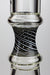 17.5" Genie 9 mm curved tube beaker water bong ( GB19092 ) Glass Bong ONE