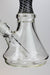 17.5" Genie 9 mm curved tube beaker water bong ( GB19092 ) Glass Bong ONE