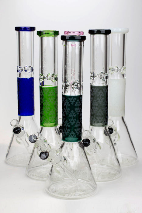 16" Genie 9 mm beaker glass water bong ( GB20022 ) Glass Bong ONE