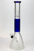 16" Genie 9 mm beaker glass water bong-Blue - One Wholesale