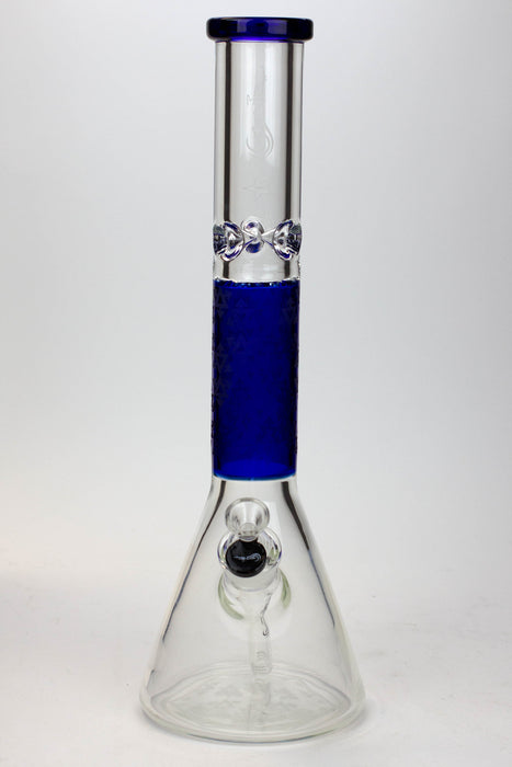 16" Genie 9 mm beaker glass water bong ( GB20022 ) Glass Bong ONE