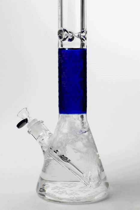 16" Genie 9 mm beaker glass water bong ( GB20022 ) Glass Bong ONE