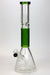 16" Genie 9 mm beaker glass water bong ( GB20022 ) Glass Bong ONE Green