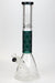 16" Genie 9 mm beaker glass water bong ( GB20022 ) Glass Bong ONE Teal
