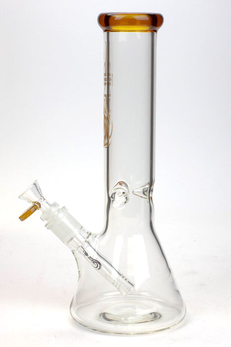 12" Genie Classic beaker glass water bong- - One Wholesale