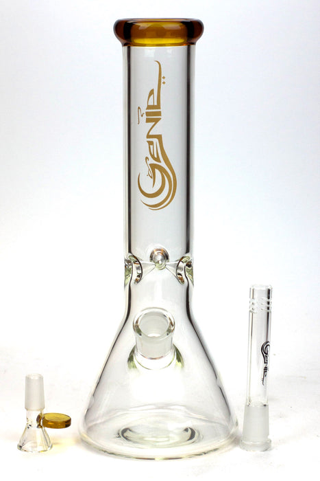 12" Genie Classic beaker glass water bong- - One Wholesale