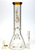 12" Genie Classic beaker glass water bong- - One Wholesale