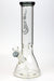 12" Genie Classic beaker glass water bong-Smoke - One Wholesale