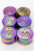 4 parts Skull rainbow grinder Box of 6 Display Pack ONE