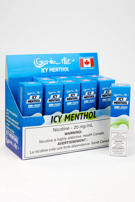 Genie Air+ disposable 1200 Puff Pod 20 mg/mL-Icy Menthol - One Wholesale