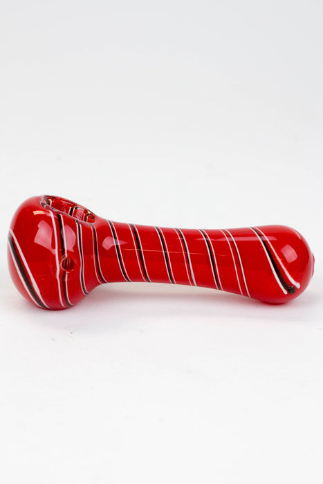 4.5" soft glass 8267 hand pipe- - One Wholesale