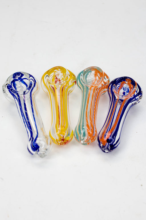 3" Soft glass hand pipe Jar of 50- - One Wholesale