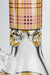 17.5" Check pattern 9 mm glass beaker bong- - One Wholesale