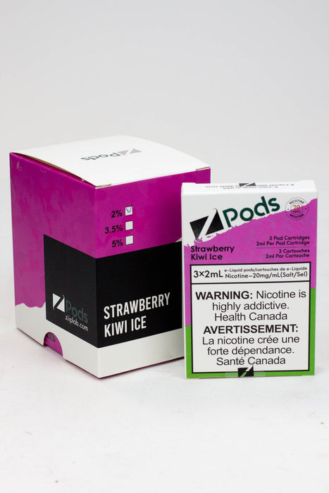 ZPOD S-Compatible Pods Box of 5 packs (20 mg/mL)-Strawberry Kiwi Ice - One Wholesale