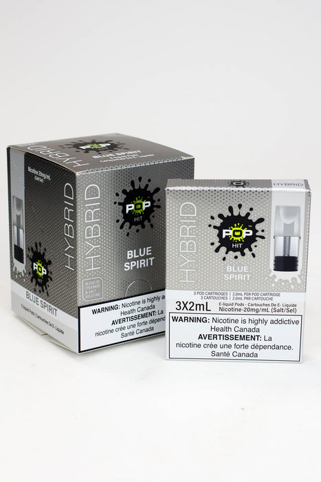 HYBRID Pop Hit STLTH Compatible Pods Box of 5 packs (20 mg/mL)-Blue Spirit (blueberry Vodca Lemonade) - One Wholesale