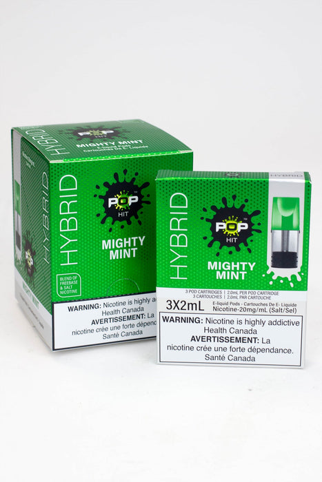 HYBRID Pop Hit STLTH Compatible Pods Box of 5 packs (20 mg/mL)-Might Mint - One Wholesale