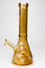 14" Infyniti embossed leaf beaker 7 mm glass bong- - One Wholesale