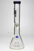 15" infyniti shower head diffuser 7 mm glass water bong Glass Bong ONE Dark Blue