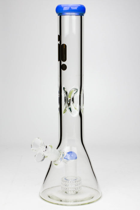 15" infyniti shower head diffuser 7 mm glass water bong Glass Bong ONE Milky Blue
