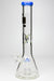15" infyniti shower head diffuser 7 mm glass water bong Glass Bong ONE Milky Blue