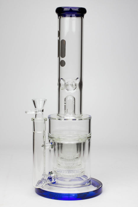 14" Infyniti triple layered honeycomb diffuser 7mm glass bong Glass Bong ONE Blue