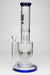 14" Infyniti triple layered honeycomb diffuser 7mm glass bong Glass Bong ONE Blue