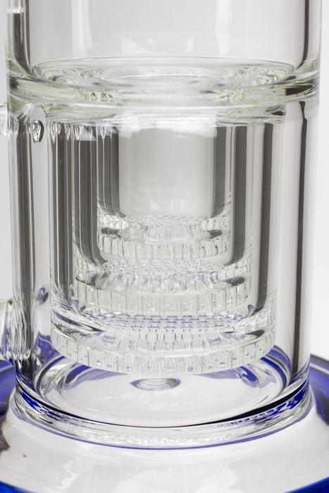 14" Infyniti triple layered honeycomb diffuser 7mm glass bong Glass Bong ONE