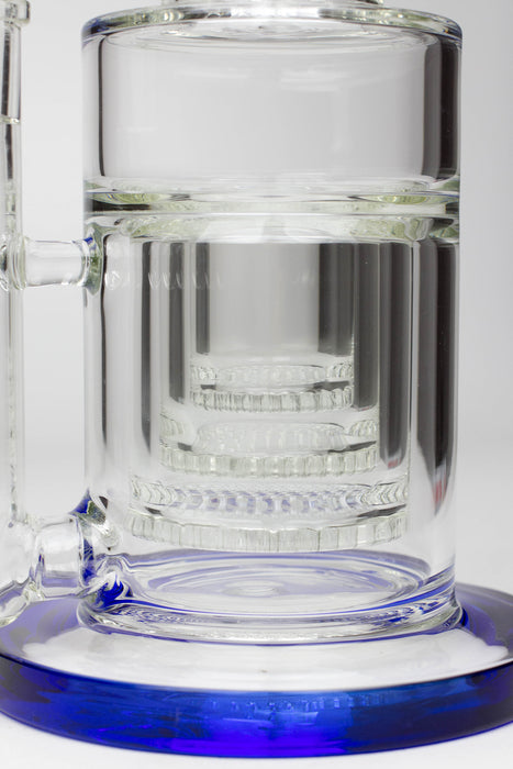 14" Infyniti triple layered honeycomb diffuser 7mm glass bong Glass Bong ONE