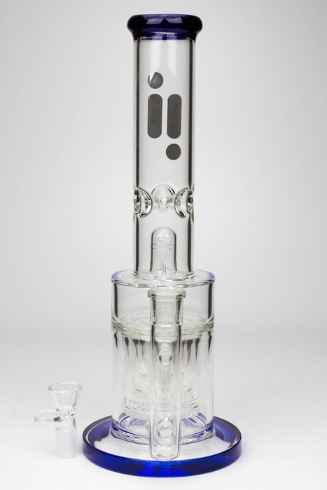 14" Infyniti triple layered honeycomb diffuser 7mm glass bong Glass Bong ONE