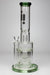 14" Infyniti triple layered honeycomb diffuser 7mm glass bong Glass Bong ONE Green