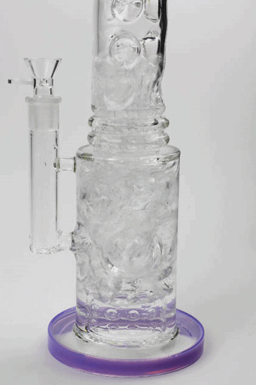 19.5" Infyniti donut diffuser 7mm glass water bong Glass Bong ONE