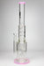 19.5" Infyniti donut diffuser 7mm glass water bong-Milky Pink - One Wholesale