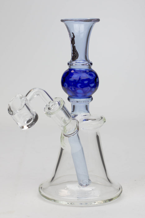 7" Genie hand bell fixed stem dab rig Glass Rig ONE A