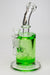 9" GENIE Shower head glass bong with liquid cooling freezer-Green - One Wholesale