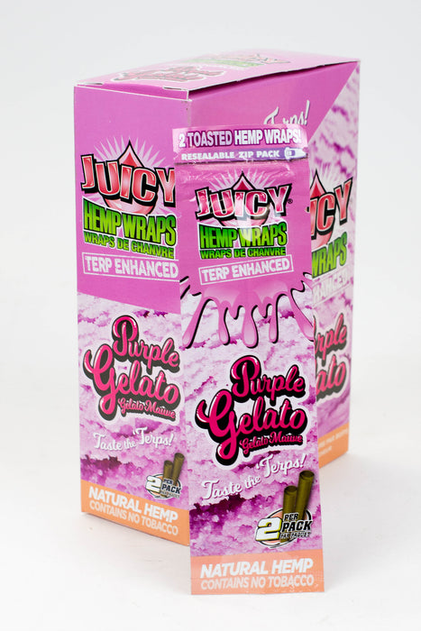 Juicy Jay's Hemp Wraps New flavors-Purple Gelato - One Wholesale