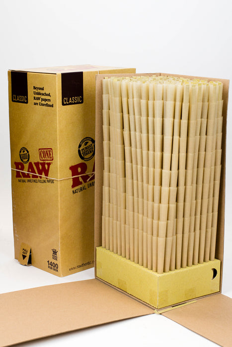 Raw cone bulk 1400 King Size- - One Wholesale