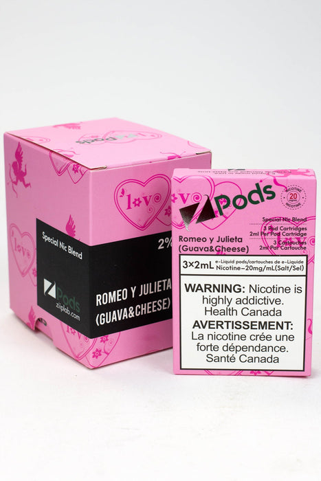 ZPOD S-Compatible Pods Box of 5 packs (20 mg/mL)-Romeo Y Julieta (Guava & Cheese) - One Wholesale