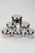 Genie 4 parts silver herb grinder Box of 6- - One Wholesale