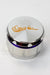 Genie 4 parts silver herb grinder Box of 6- - One Wholesale