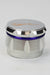 Genie 4 parts silver herb grinder Box of 6- - One Wholesale