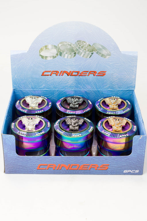 Genie Elephant 4 parts metal grinder with side window Regular Grinder ONE