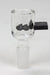 Built-in Glass Screen large bowl for 14 mm joint-Black - One Wholesale
