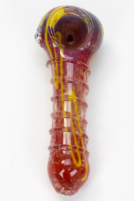 4.5" soft glass 8553 hand pipe- - One Wholesale