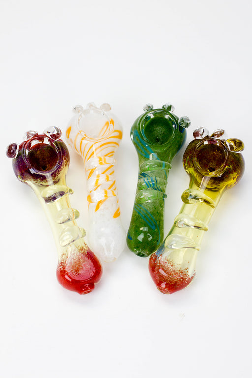 4.5" soft glass 8555 hand pipe Glass Pipe ONE