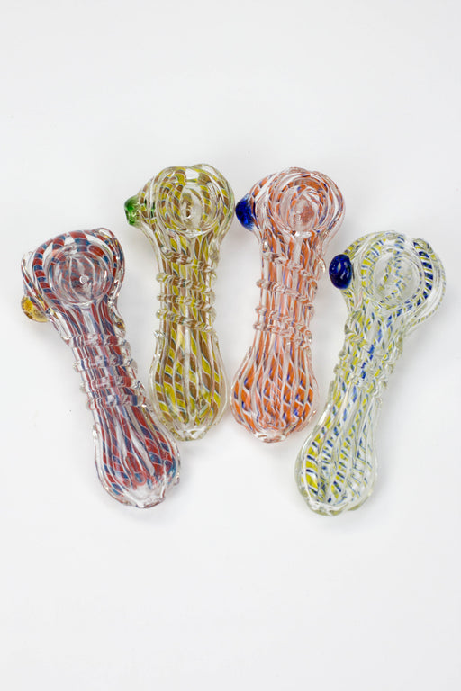 4.5" soft glass 8560 hand pipe - 127 Glass Pipe ONE