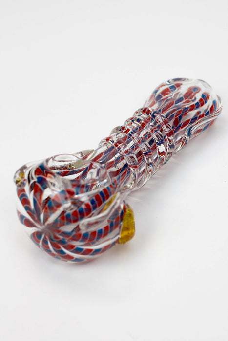 4.5" soft glass 8560 hand pipe - 127- - One Wholesale