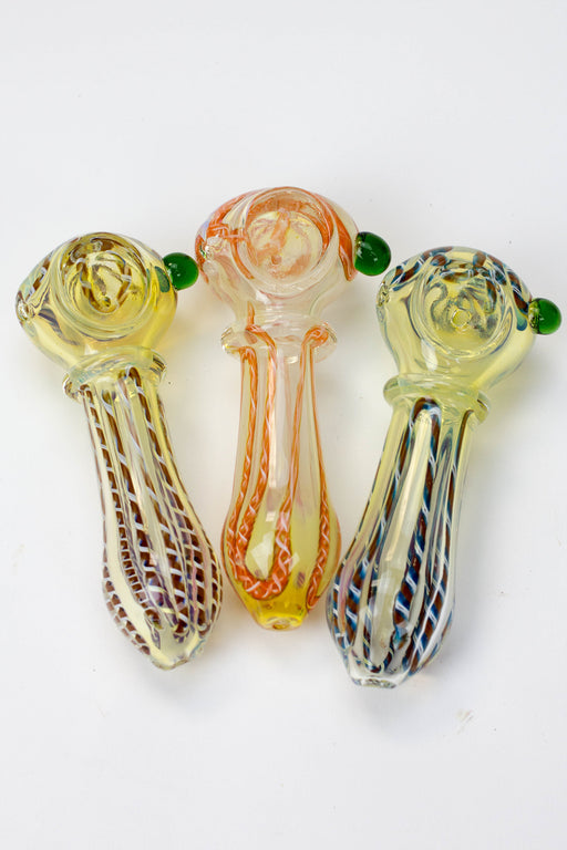 4.5" soft glass 8562 hand pipe - 160 Glass Pipe ONE