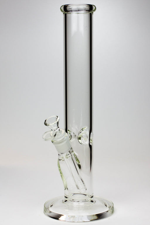 14" Clear tube thick glass water bong ( K5 ) Glass Bong ONE