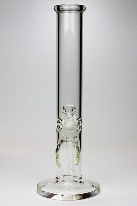 14" Clear tube thick glass water bong- - One Wholesale